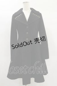 ATELIER BOZ / ジルベールミニウールコート  ブラック H-25-01-20-2017-EL-CO-KB-ZH