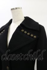 画像4: ATELIER BOZ / ジルベールミニウールコート  ブラック H-25-01-20-2017-EL-CO-KB-ZH (4)