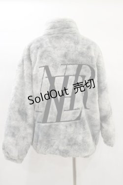画像2: NieR Clothing / 防寒中綿入りキルティングハイネックファーコート  グレー H-25-01-20-2022-PU-CO-KB-ZT-C009