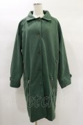 NieR Clothing / ジェンダーレス4POCKET LONG COAT  グリーン H-25-01-20-2023-PU-CO-KB-C046
