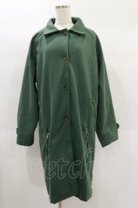 NieR Clothing / ジェンダーレス4POCKET LONG COAT  グリーン H-25-01-20-2023-PU-CO-KB-C046