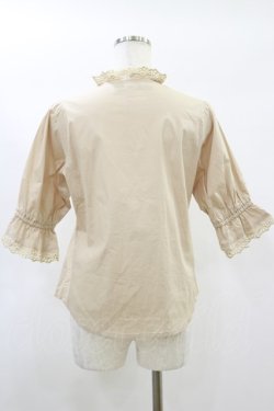 画像2: an another angelus / ローズカットワークレース使いブラウス Free PINK BEIGE H-25-01-20-018-CA-BL-NS-ZH