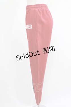 画像2: NieR Clothing / TWO-TONE SWEAT PANTS  黒×赤 H-25-01-21-1047-PU-PA-KB-ZH