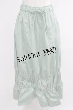 画像1: Jane Marple Dans Le Salon / Vintage satin bubble skirt  ミント H-25-01-21-1052-JM-SK-KB-ZH
