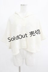 PEACE NOW / うさみみニットドットケープ M オフ H-25-01-21-1060-PU-TO-KB-ZH