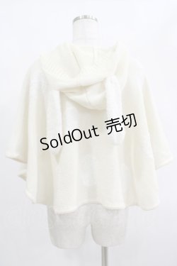 画像3: PEACE NOW / うさみみニットドットケープ M オフ H-25-01-21-1060-PU-TO-KB-ZH