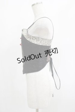 画像2: Qutie Frash / 2018プレミアム-華蝶-ビスチェ  黒 H-25-01-21-1075-QU-TO-KB-ZH