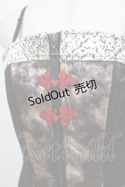 画像4: Qutie Frash / 2018プレミアム-華蝶-ビスチェ  黒 H-25-01-21-1075-QU-TO-KB-ZH