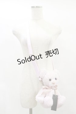 画像1: Candy Stripper / TEDDY BEAR SHOULDER BAG  PINK H-25-01-21-035-PU-BG-KB-ZH