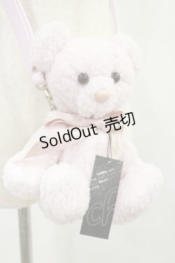 画像2: Candy Stripper / TEDDY BEAR SHOULDER BAG  PINK H-25-01-21-035-PU-BG-KB-ZH