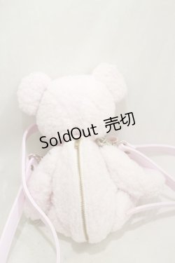 画像3: Candy Stripper / TEDDY BEAR SHOULDER BAG  PINK H-25-01-21-035-PU-BG-KB-ZH