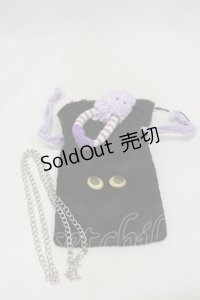 Candy Stripper / マスコットチェーンネックレス＆巾着   H-25-01-21-039-PU-AC-KB-ZH