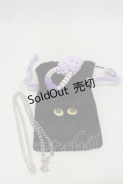 画像1: Candy Stripper / マスコットチェーンネックレス＆巾着   H-25-01-21-039-PU-AC-KB-ZH