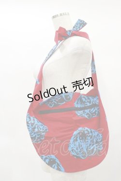 画像1: galaxxxy / プリントフラップ  赤 H-25-01-21-044-PU-ZA-KB-ZH