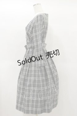 画像3: MILK / Lunaワンピース  モノトーンtartan H-25-01-22-049-ML-OP-KB-ZH