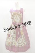 Jane Marple / Stay goldのスクエアドレス  ピンク H-25-01-22-059-JM-OP-KB-ZH