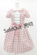 Emily Temple cute / Tin Tartanワンピース  レッド H-25-01-22-067-ET-OP-KB-ZH