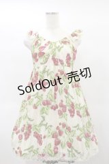 MILK / CHERRY gardenベビードール  アイボリーベース H-25-01-22-072-ML-OP-KB-ZH