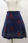 MILK / Rose Jacquardミニスカート  ネイビーベース H-25-01-22-023-ML-SK-KB-ZT411