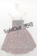 ATELIER PIERROT / Royal Crownコルセットスカート  ボルドー H-25-01-22-032-EL-SK-KB-ZH