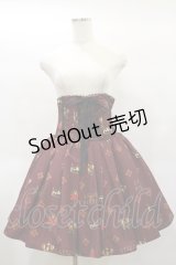 ATELIER PIERROT / Royal Crownコルセットスカート  ボルドー H-25-01-22-032-EL-SK-KB-ZH