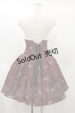 画像2: ATELIER PIERROT / Royal Crownコルセットスカート  ボルドー H-25-01-22-032-EL-SK-KB-ZH