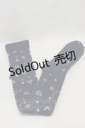 Innocent World / 星と星座のラメオーバーニー  ネイビー/ゴールド H-25-01-23-087-IW-ZA-NS-ZH