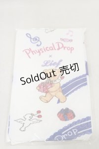 Physical Drop / Physicaldrop×Liefコラボタイツ（くまのハッピーマーチ）  オフ H-25-01-23-092-LO-ZA-NS-ZH