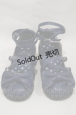 画像1: Angelic Pretty / Tea Party Shoes M ネイビー H-25-01-23-099-AP-ZA-NS-ZH