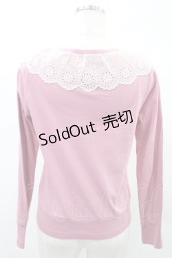 画像2: Jane Marple / チュールレースカーディガン  ピンク H-25-01-23-2013-JM-TO-KB-ZH