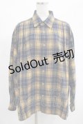 MILKBOY / BOXED SHIRTS  ネイビー×マスタードチェック H-25-01-23-3039-MB-BL-KB-ZH