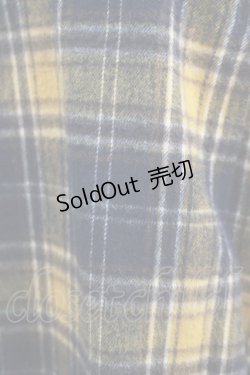 画像4: MILKBOY / BOXED SHIRTS  ネイビー×マスタードチェック H-25-01-23-3039-MB-BL-KB-ZH