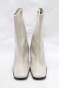 merry jenny / heart wood heel boots L ベージュ H-25-01-23-3053-LO-SH-KB-ZT273