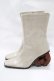 画像2: merry jenny / heart wood heel boots L ベージュ H-25-01-23-3053-LO-SH-KB-ZT273 (2)