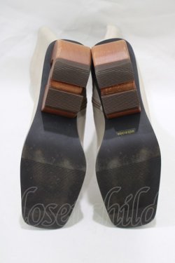 画像4: merry jenny / heart wood heel boots L ベージュ H-25-10-20-013-LO-SH-KB-ZH