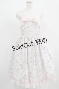 Melody BasKet / 青木美沙子×Melody BasKet/M’s pharmacyジャンパースカート M ピンク H-25-01-23-3007-LO-OP-KB-ZH