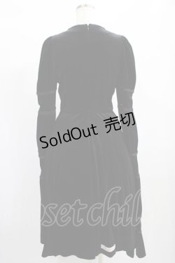 画像3: alice auaa / スパンコールベルベットワンピース 3(約9号) 黒 H-25-01-23-3015-AA-OP-KB-ZH