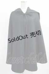 ATELIER BOZ / フード付マント  黒 H-25-01-23-3023-EL-CO-KB-ZH