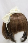 Angelic Pretty / Party Princessカチューシャ  アイボリー H-25-01-23-034-AP-AC-NS-ZH
