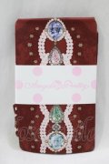 Angelic Pretty / Dreamy Jewelタイツ  ワイン H-25-01-24-050-AP-ZA-NS-ZH