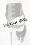 Rozen Kavalier / 2Wayベルト付コルセット  茶×カーキ H-25-01-24-1010-OO-ZA-KB-ZH