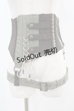 画像3: Rozen Kavalier / 2Wayベルト付コルセット  茶×カーキ H-25-01-24-1010-OO-ZA-KB-ZH