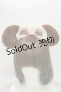 Angelic Pretty / Bear’s Chocolaterieカフェカチューシャ  ブラウン/ピンク H-25-01-25-007-AP-AC-NS-ZH