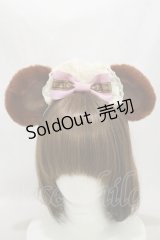 Angelic Pretty / Bear’s Chocolaterieカフェカチューシャ  ブラウン/ピンク H-25-01-25-007-AP-AC-NS-ZH