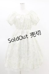 axes femme / ピクトリアルプリントワンピース M イエロー H-25-01-25-078-AX-OP-NS-ZH