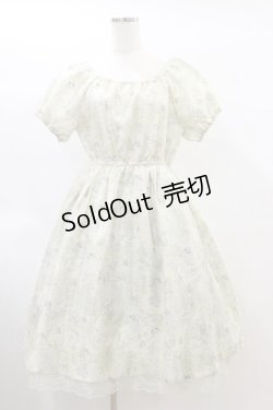 画像1: axes femme / ピクトリアルプリントワンピース M イエロー H-25-01-25-078-AX-OP-NS-ZH