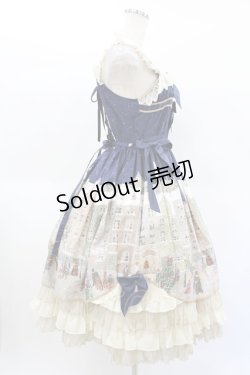 画像3: BABY,THE STARS SHINE BRIGHT / 星すむ今宵のトロイメライ柄ロングフリルジャンパースカート Free ネイビー H-25-01-25-1040-BA-OP-NS-ZH