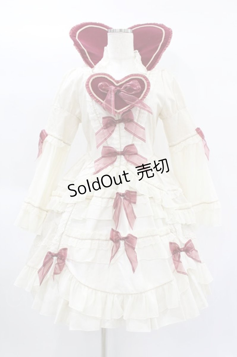 画像1: BABY,THE STARS SHINE BRIGHT / 薔薇咲く夜のHocus-Pocus Queenワンピース Free アイボリー H-25-01-25-1054-BA-OP-NS-ZH (1)