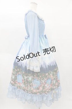 画像3: BABY,THE STARS SHINE BRIGHT / 月夜の森の AURORA Soiree柄ワンピース Free サックス H-25-01-25-1056-BA-OP-NS-ZH