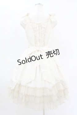 画像2: BABY,THE STARS SHINE BRIGHT / 時計うさぎのHEART TRUMPジャンパースカート Free アイボリー H-25-01-25-1029-BA-OP-NS-ZH